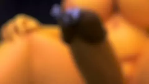 Giant Futa Chiku has a midnight snack