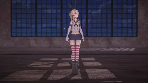 Shimakaze - Platinum [MMD R18] Popipapi