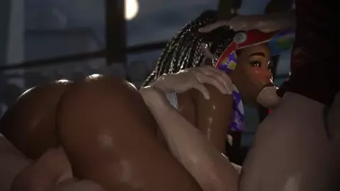 Kimberly doubles her pleasure. [RougeNine]