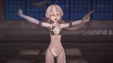 Shimakaze - Hopefully a happy ending [MMD R18] Popipapi