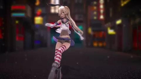 Shimakaze - Venom [MMD R18] Popipapi