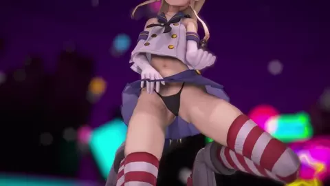 Shimakaze - Heart Attack [MMD R18] Popipapi