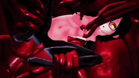 Roboco in tentacle cave