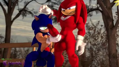 Sonic Handjob Knuckles