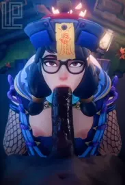 Mei enjoys a big "candy"