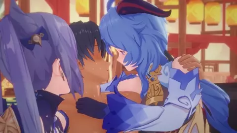 Ganyu & Keqing (Juke box) (Collection) [BigG]4K