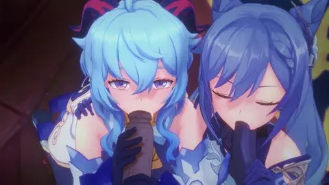 Ganyu & Keqing (Juke box) (Collection) [BigG]4K