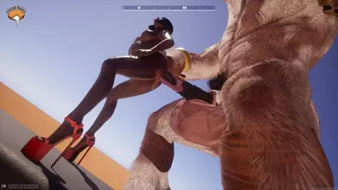 Eiena fucked by Giant Horseman!
