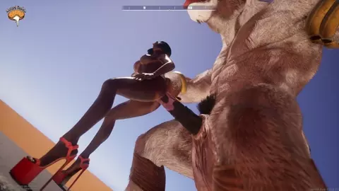 Eiena fucked by Giant Horseman!