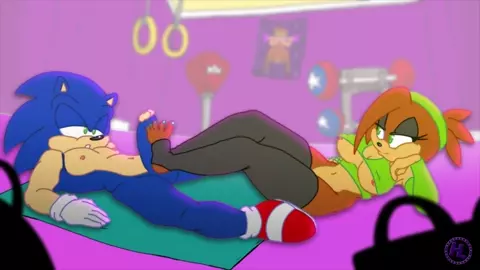 Footjobing Sonic [hedgehoglove]