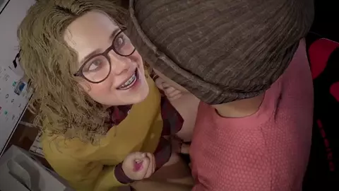 Nerdy girl finally gets some attention. [Yellowbea]