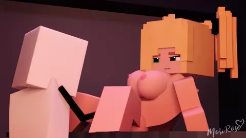 Stickman fucks horny block girl~