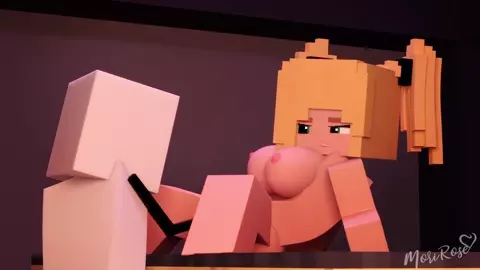 Stickman fucks horny block girl~