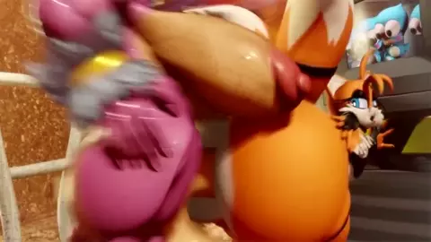 Goth Tails and Wetehog Amy