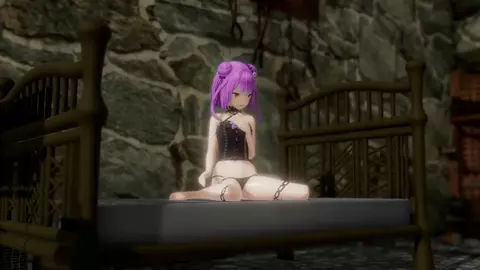 Hololive Uruha Rushia BDSM Slave Hentai Aphrodisiac Sex MMD 3D Pink Hair