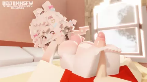 Pipkin Pippa footjob  - Minecraft ANIMATION (BeltomNSFW)