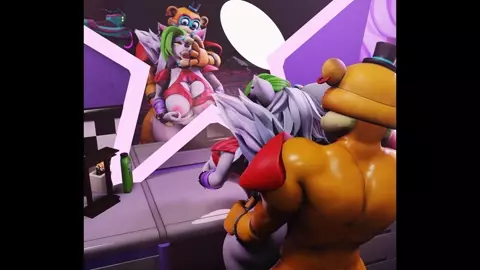 Roxxane Wolf Animation NSFW Remaster fnaf