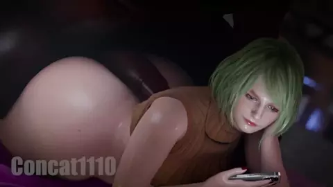 Ashely gets teased, then pleased. [Concat1110]