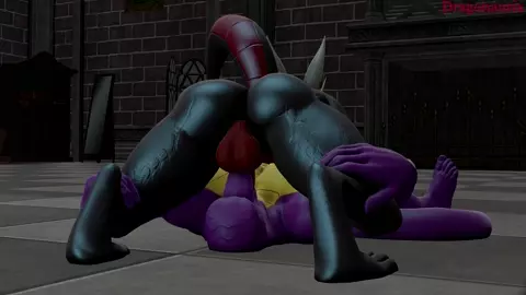 Spyro in one of Secret Corrupt  Cynder lair