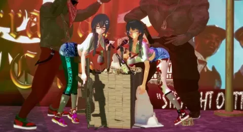 Cute Japanese Girl's at Latina night.