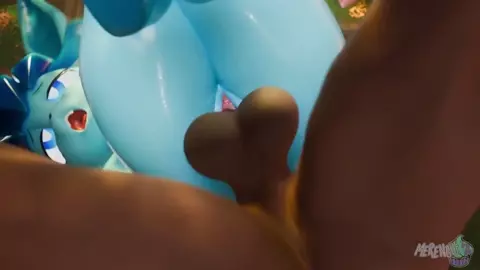 Meeting a Glaceon in the forest animation「Merengue-Z」