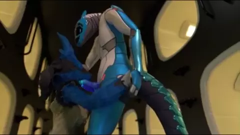 Lucario x Synth (DreamerTooth)