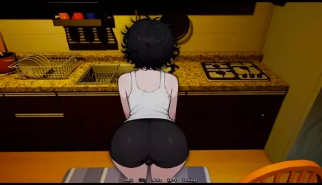 My Femboy Roommate | Kitchen sex