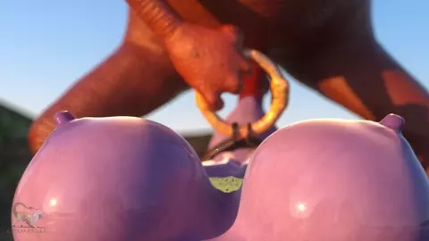 Submissive Elf-Slut Throat-Fuck