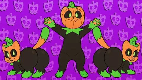 Spooky Scary Pumpkin Cats
