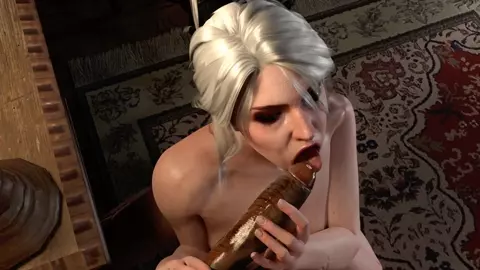 Ciri returns to the Inn for another round. (black) [Pewposterous]