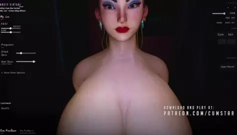 Chun-Li ride huge cocks in a dark alley as her huge ass bounces and jiggles