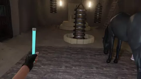 Lara with Horse - 1 (Abandoned)