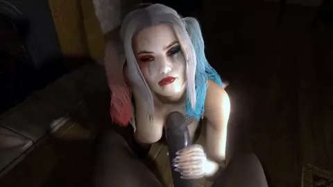 Handjob from Harley Quinn [BBC]