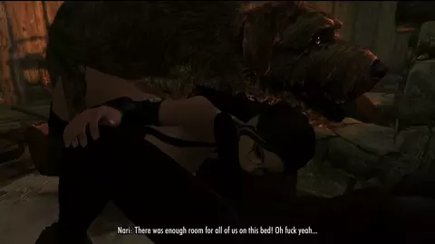 Luna, Nari and Umar's wild sex party [Non-story Skyrim porn] [TestVideo]