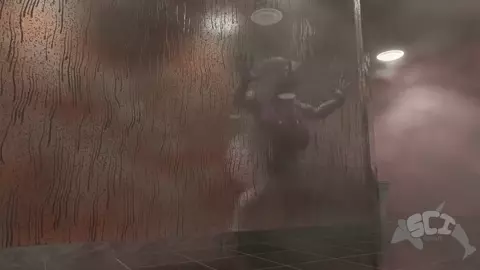 Goodra taking a dildo in the shower!