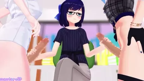 Vtuber double handjob [Suzutaro3D]