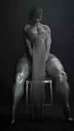 Lady Dimitrescu Sitting Snu Snu [Jeckylll]