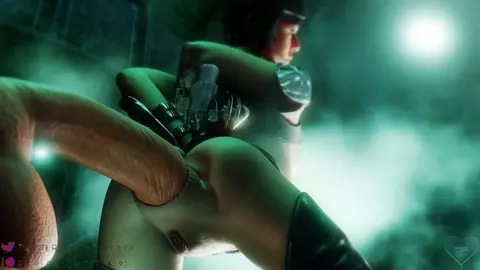 Catwoman vs Monster Dick