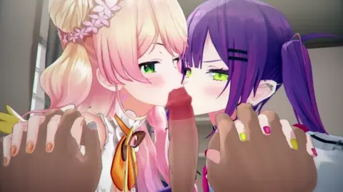 Momosuzu Nene & Tokoyami Towa_Hololive [Robin00]