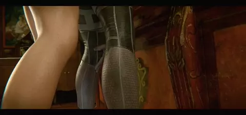 Ada makes proper use of the Save Room. (Outfit 2+all angles)[Megaera]