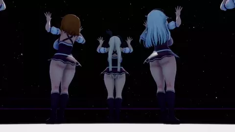 Adult Shimakaze & The 6th Destroyer Corps - Carry Me Off [MMD R18]