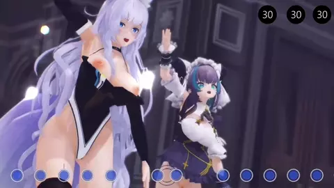 [Fap Hero ] (MMD) 桃源恋歌 -信濃、チェシャー、ジャン・バール / GARNiDELiA  - Shinano, Cheshire, Jean Bart