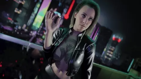 Cyberpunk 2077 Nude Female V + Realistic Graphics Mods