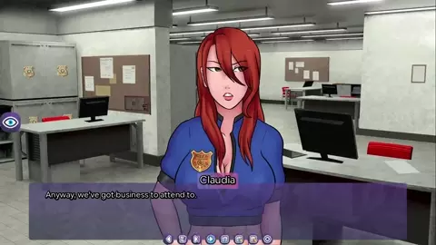 FutaDomWorld Claudia Eyes on the Road, Officer!