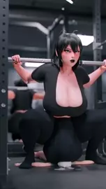 Suffocating under Mavis' fat cock while she does barbell squats