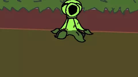 One horny Peashooter getting fucked by Sunflower!