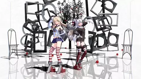 Shimakaze & Amatsukaze - Persecution Complex (ver. 2) [MMD R18] NyanyaoMMD