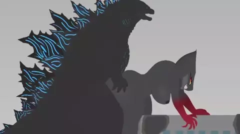 Godzilla fucks one thick female Muto! (Chayason8)