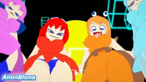 Pacman Ghost Girls. (No Music)