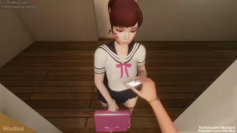 Stuck In Detention With D.va [Wutboi] [Sub español]